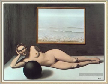 ルネ・マグリット Painting - 光と闇の間を泳ぐ人 1935年 ルネ・マグリット